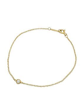 Tiffany & Co Bracelet by the Yard Yellow Gold Diamond